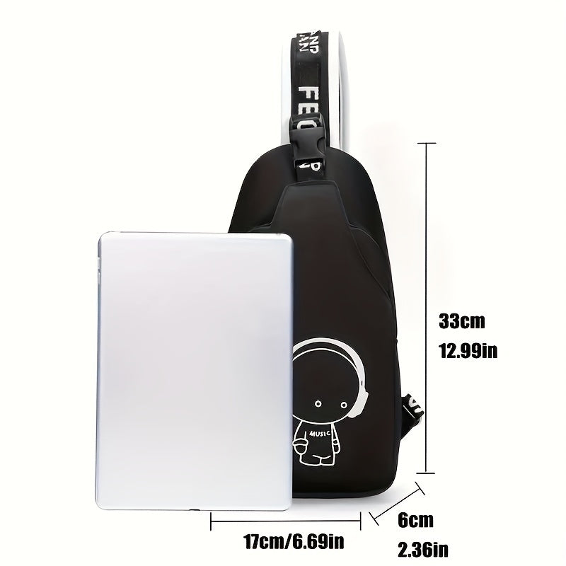 Kurt | Geräumiger Wasserfester Rucksack und Umhängetasche Set für Kinder