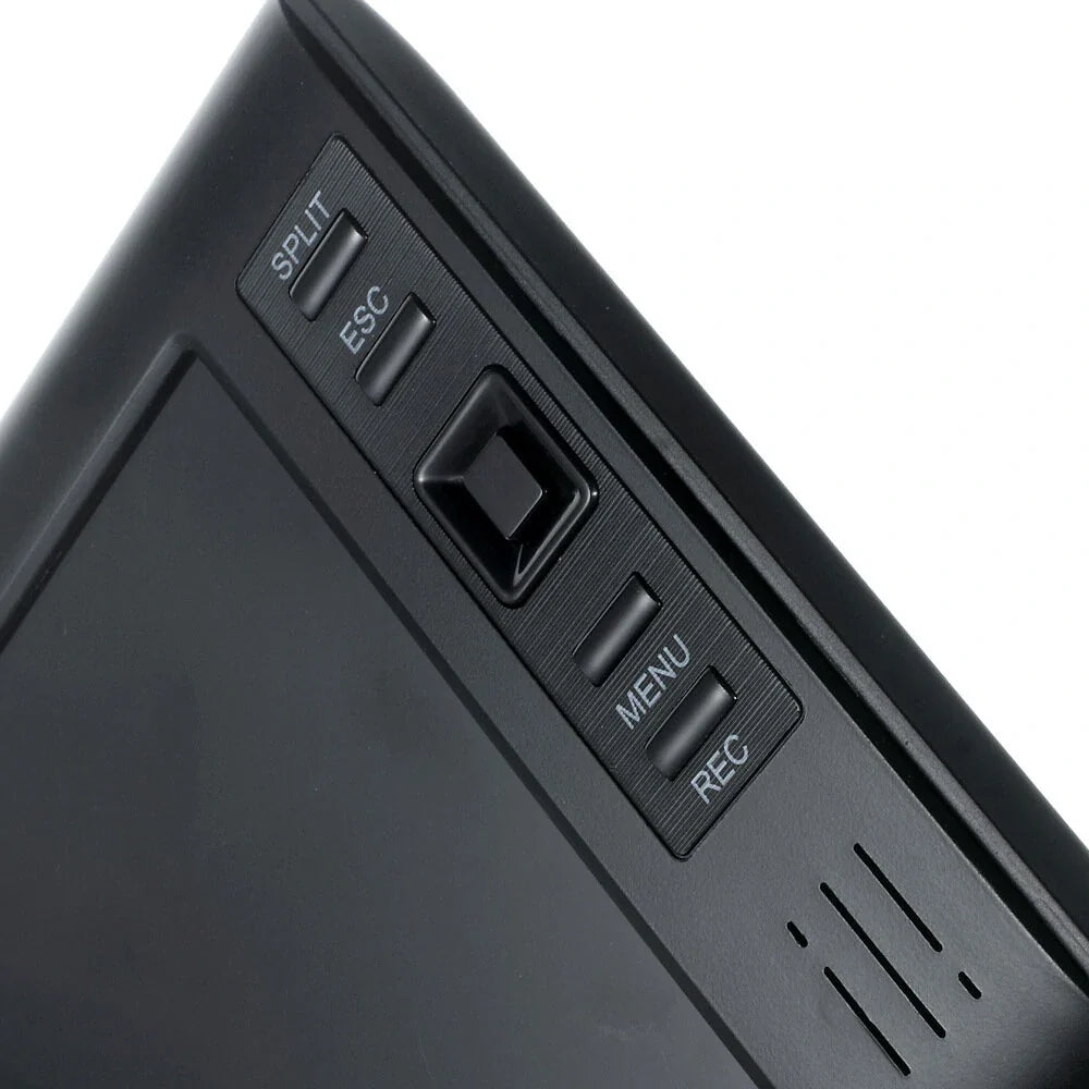 7-Zoll Wireless-Sicherheitssystem: 4-Kanal-Monitor & wetterfeste Nachtsichtkameras 4