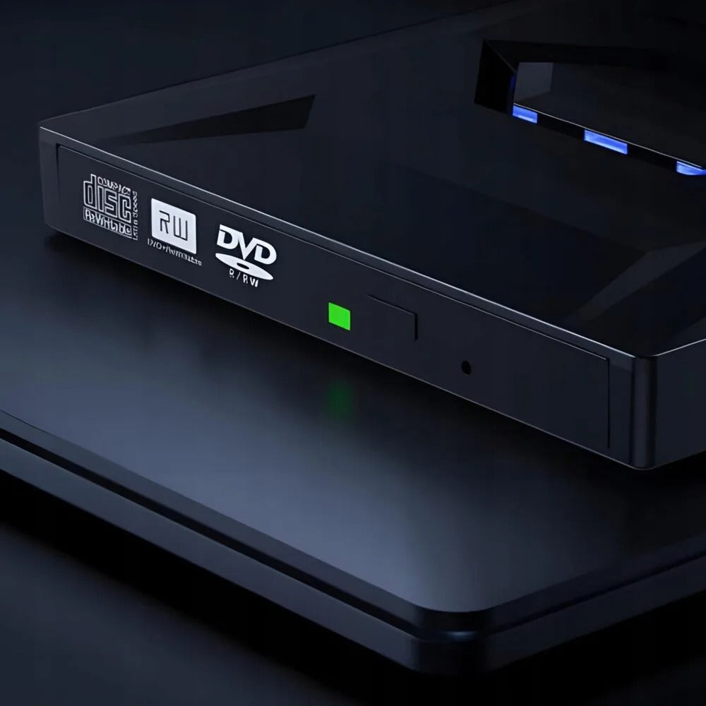 7-in-1 externer DVD-Player-tragbarer CD/DVD-RW-Autor mit Hochgeschwindigkeitsdatenübertragung 3