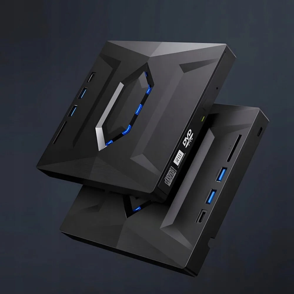 7-in-1 externer DVD-Player-tragbarer CD/DVD-RW-Autor mit Hochgeschwindigkeitsdatenübertragung 4