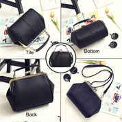 Isla | Vintage Kiss-Lock Umhängetasche