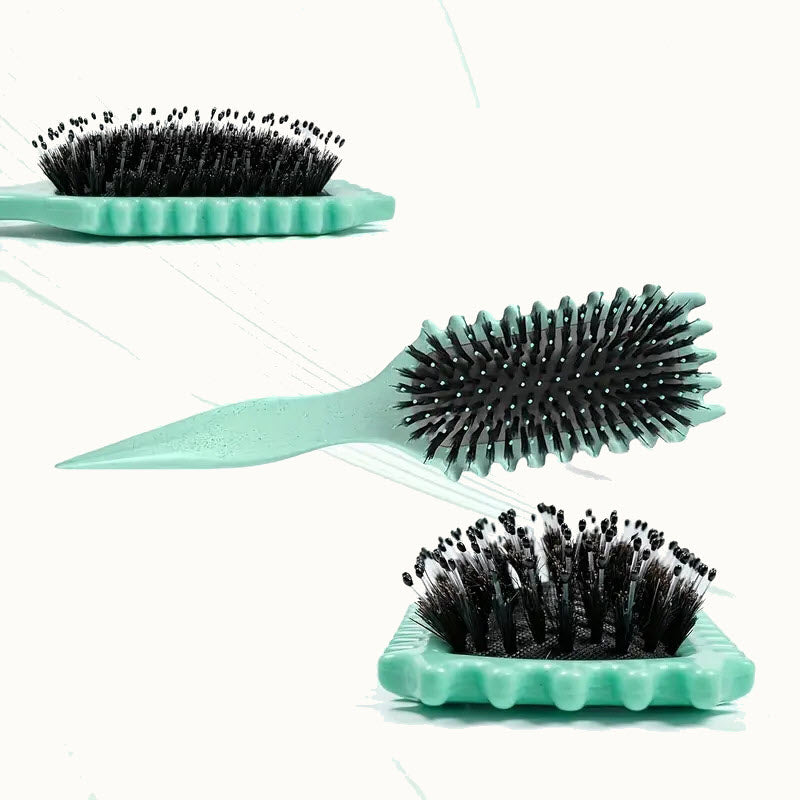 Pinsel für perfekt definierte Locken | Flaum -frei und weich für die Haare | 3-in-1 HAARBRUSH-GODTFRED-4