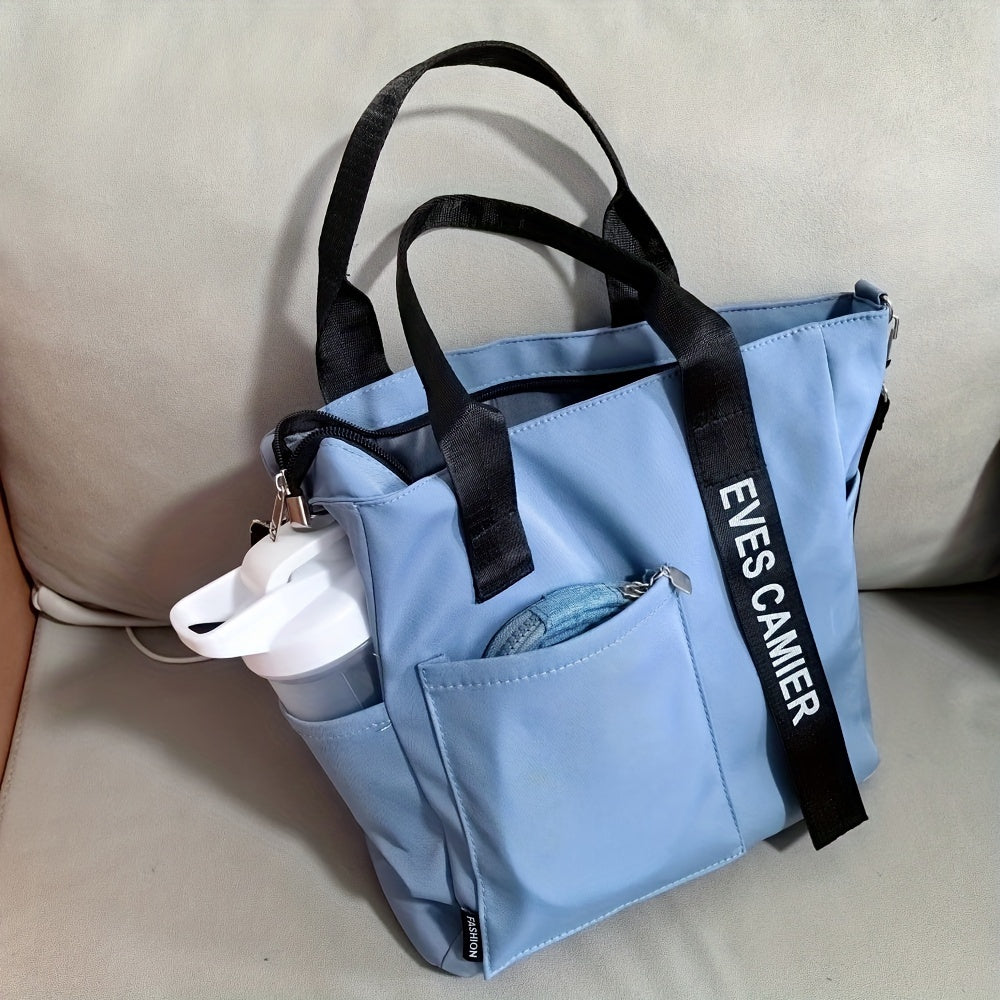 Sophie | Canvas Schultertasche mit mehreren Fächern