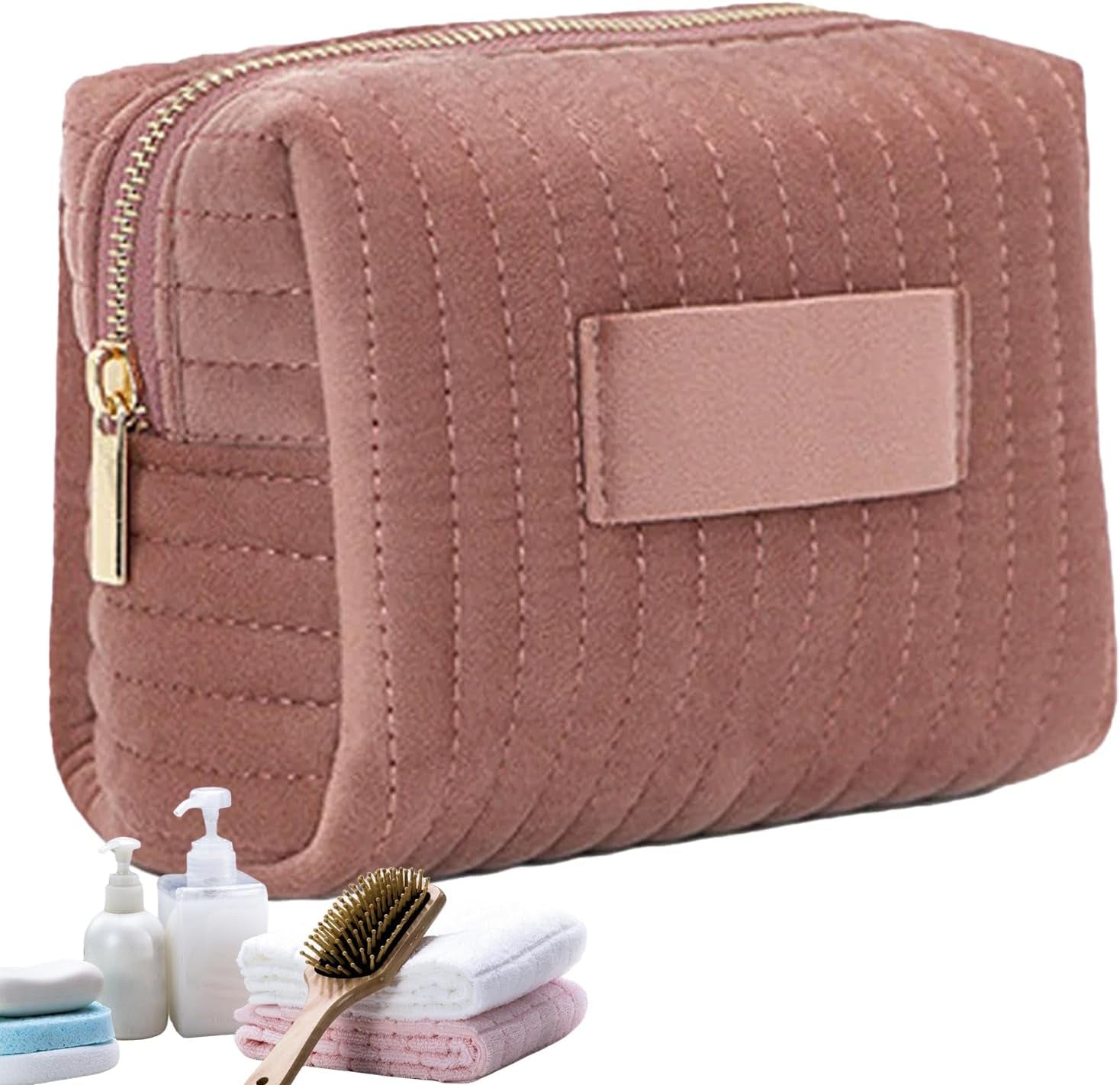 Lisa | Luxuriöser Samt Make-up Organizer