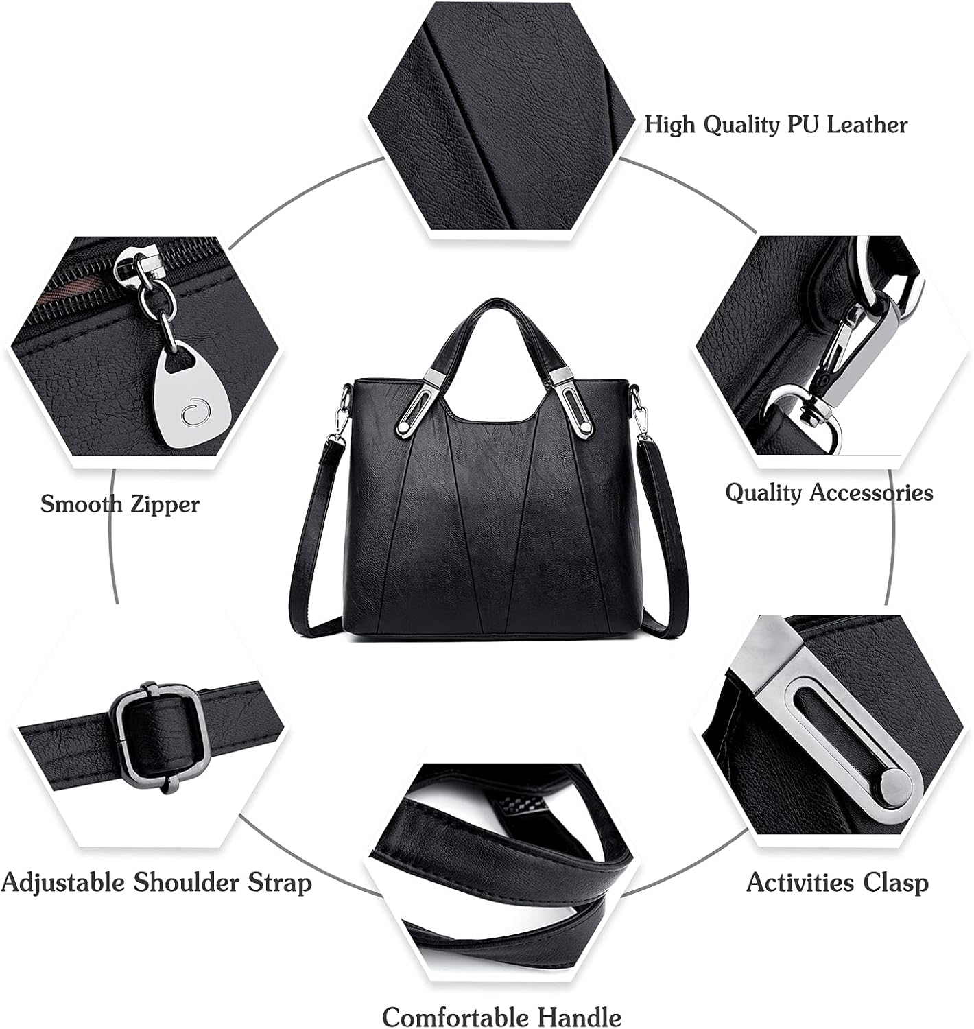 Hannah | Schlanke und Sichere Schultertasche