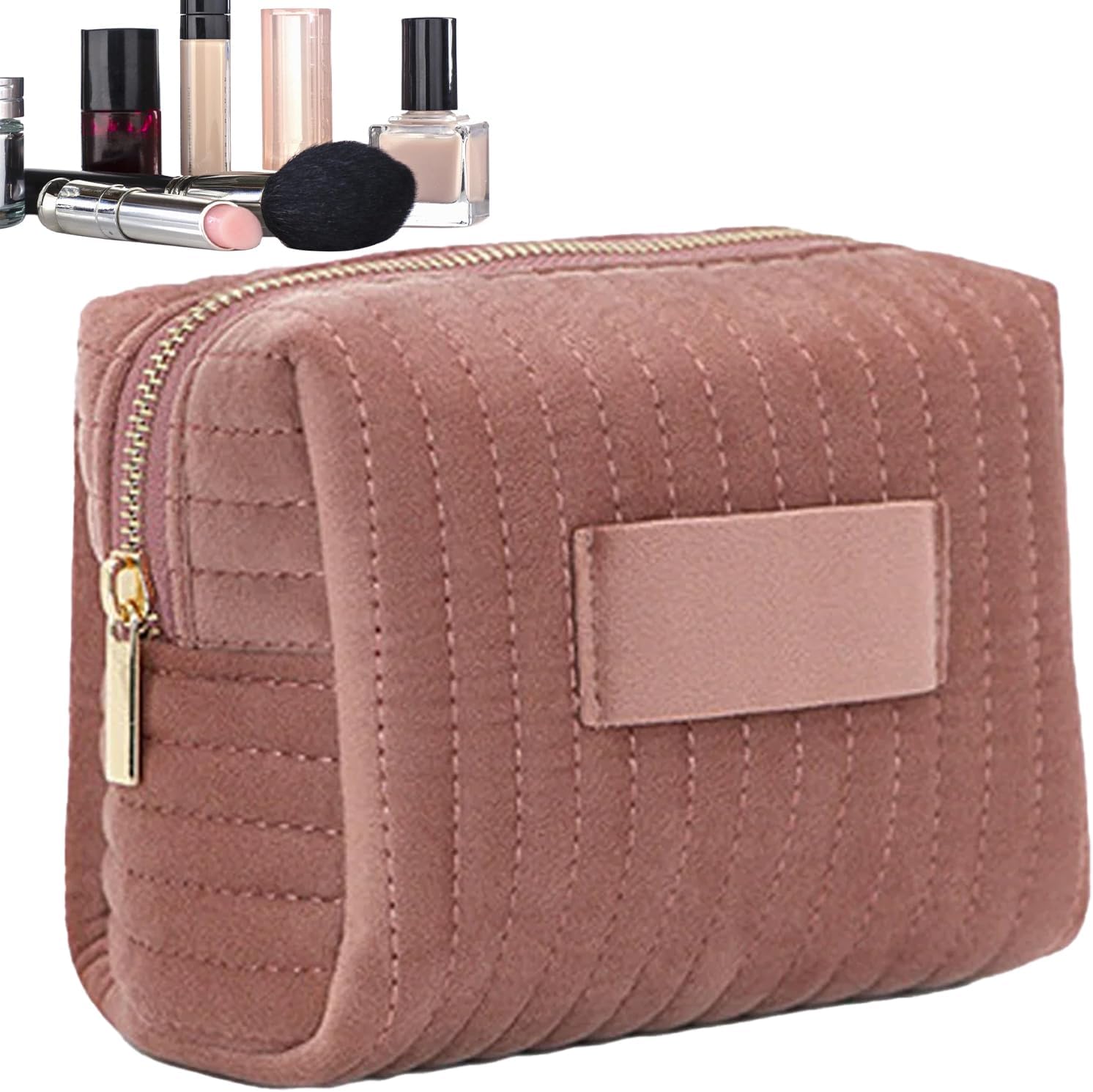 Lisa | Luxuriöser Samt Make-up Organizer