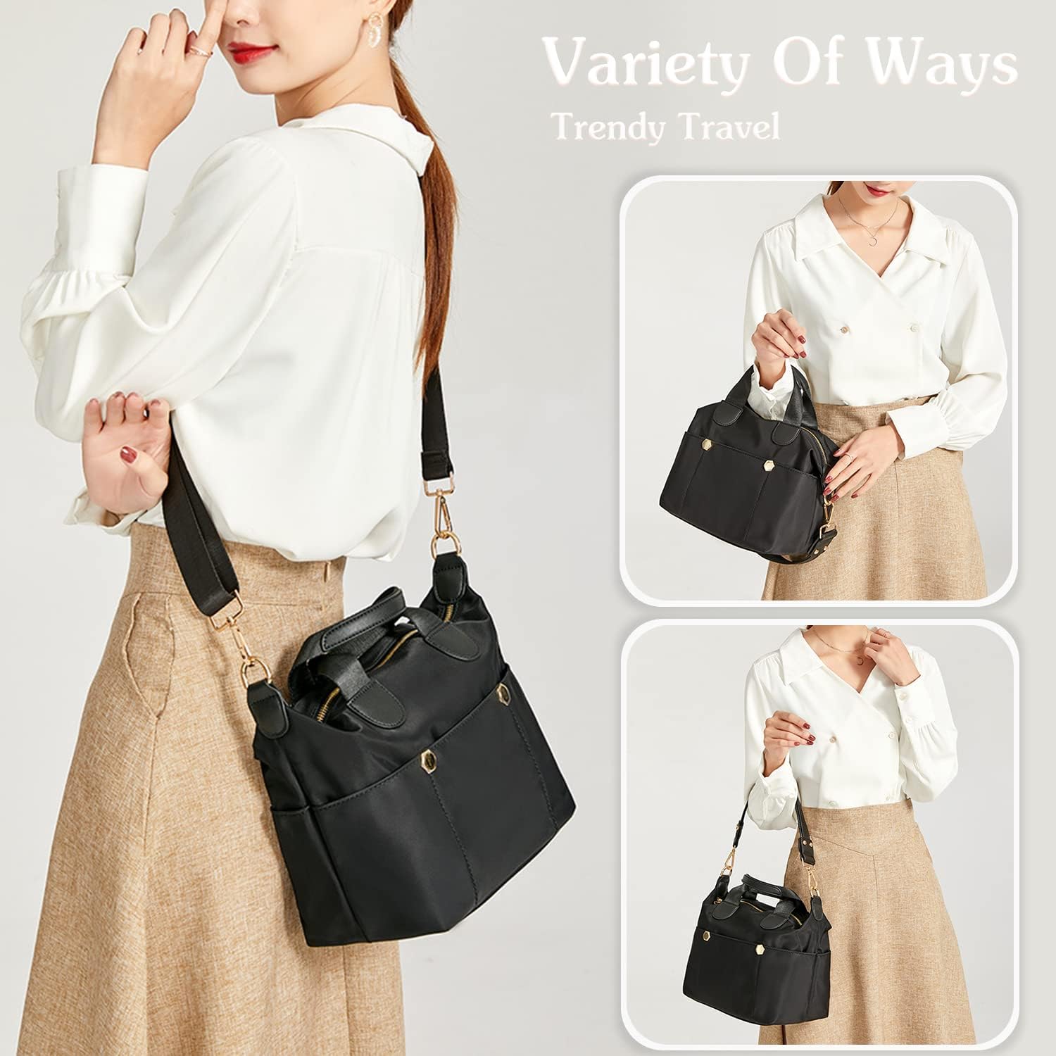 Sofie | Flexibler Crossbody-Rucksack mit mehreren Fächern