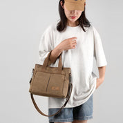 Adriana | Canvas Umhängetäschchen mit mehreren Fächern