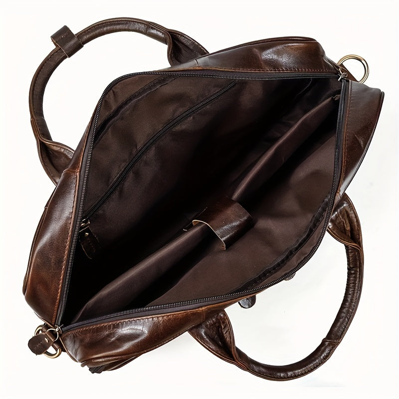 Milan | Leren Crossbody Messenger Laptop Handtasche