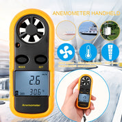 Digitales Windgeschwindigkeitsmesser mit klarem LCD -Display - tragbarer Windemometer für Outdoor -Aktivitäten-2