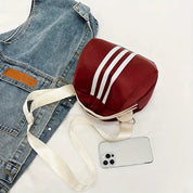 Lotte | Gestreifte Oxford Schultertasche