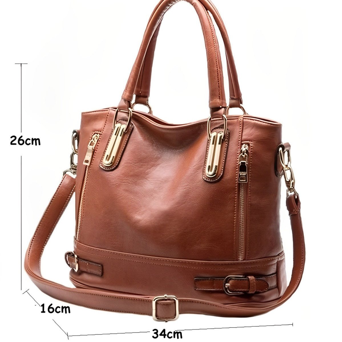 Sophie | Mode Klassische Vintage PU Leder Crossbody Handtasche