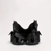 Ella | Große Kapazität Punk Leder Umhängetasche Motorrad