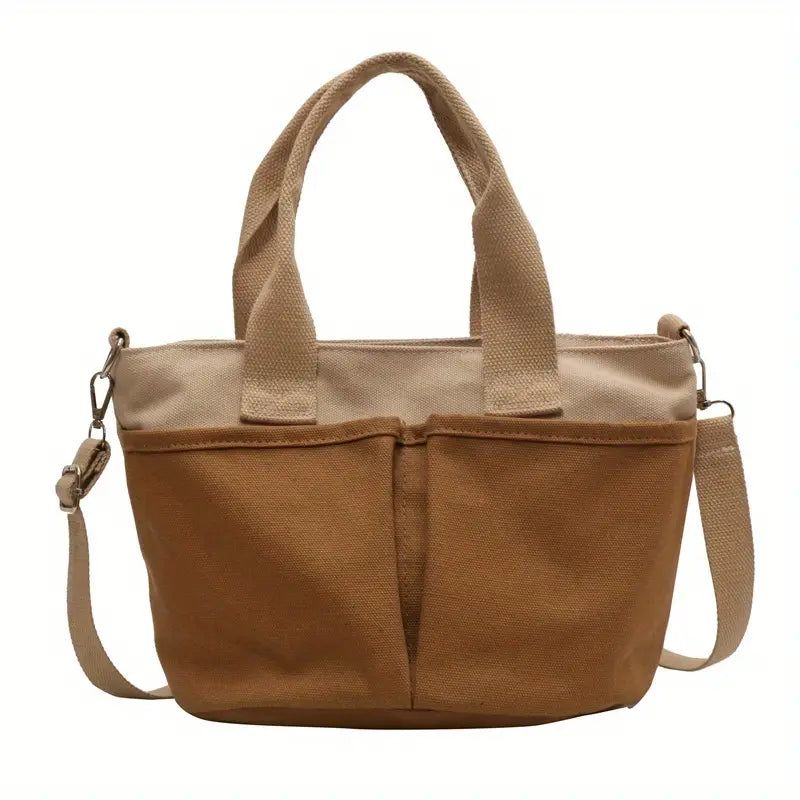 Isabel | Stilvolle Canvas Tote-Schultertasche
