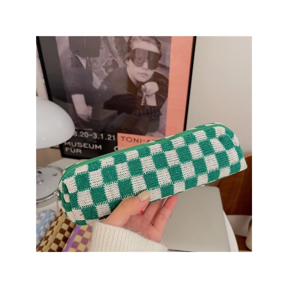 Claire | Stilvolles und funktionales kariertes Beauty-Organizer-Set