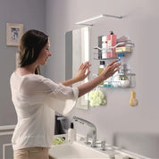  Badezimmerplatten Edelstahl - organisierte Aufbewahrungslösung-3