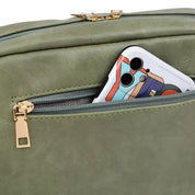 Sophie | Drei-teilige Reißverschluss Damen Schultertasche