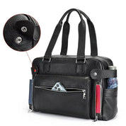 Ethan | Britischer Stil Leder Laptop- und Schultertasche