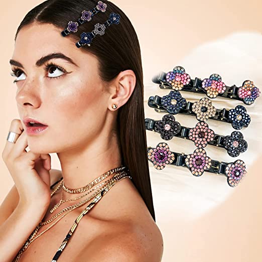 Fritz - Haarpeld mit Kristallenblume-2