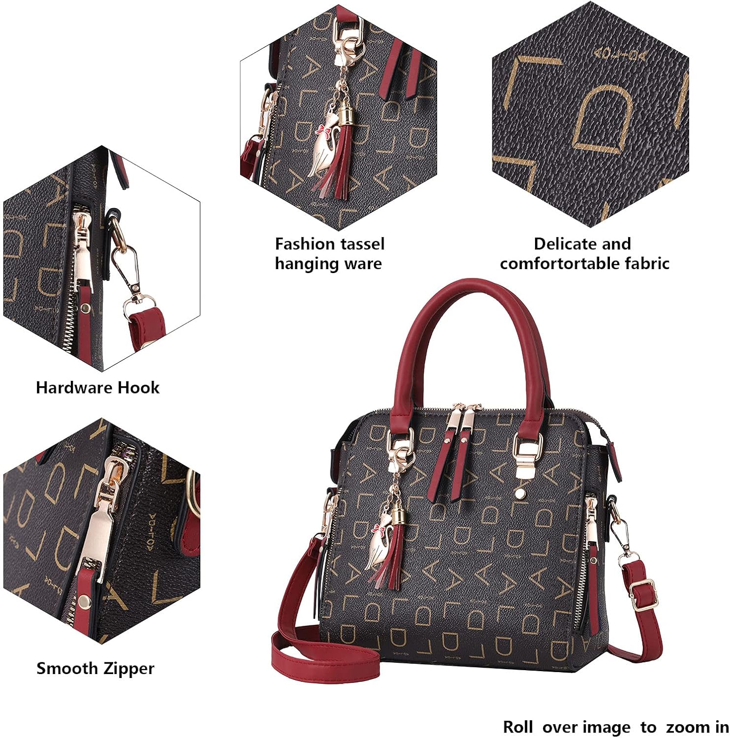 Eva | Modische Quasten-Schultertasche