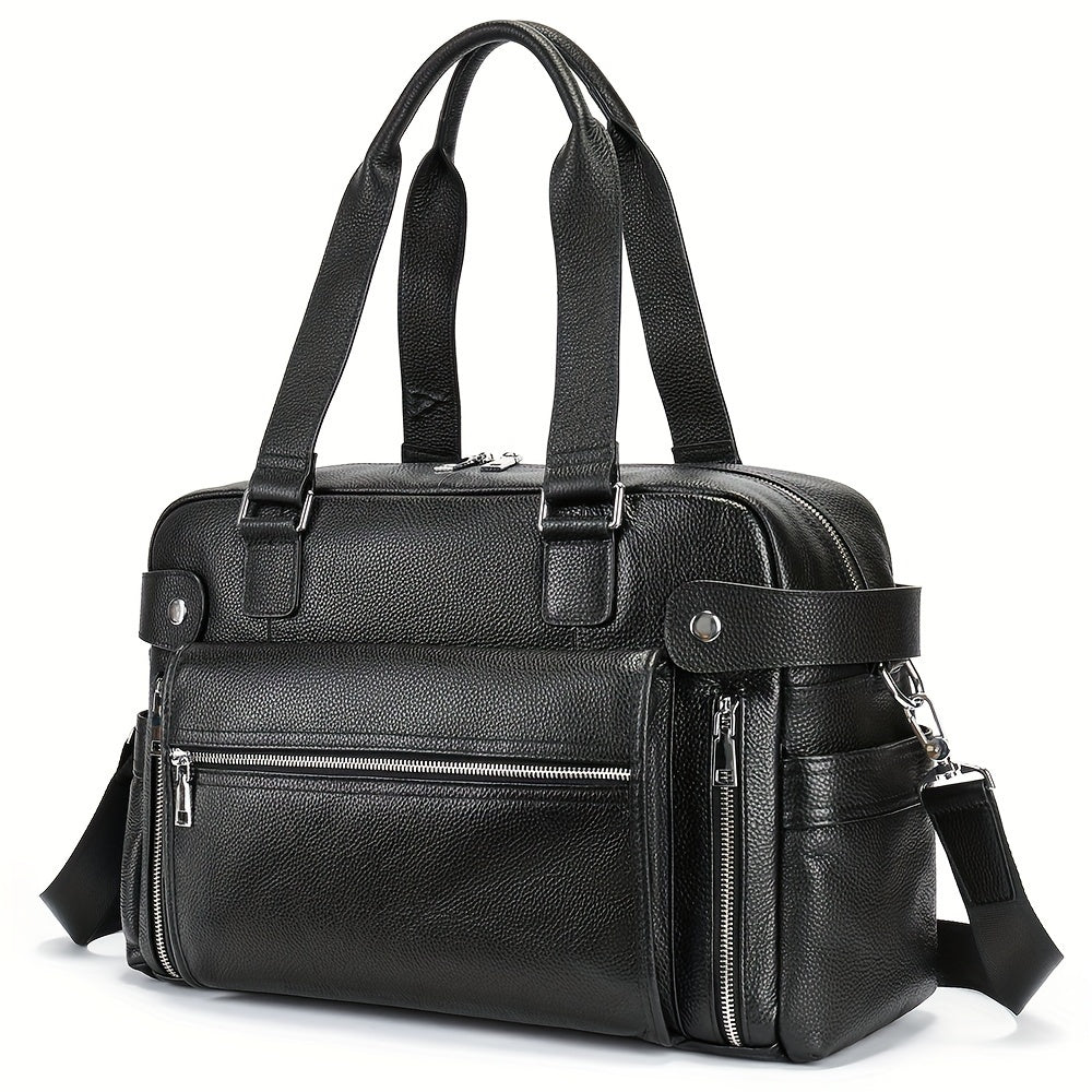 Ethan | Britischer Stil Leder Laptop- und Schultertasche