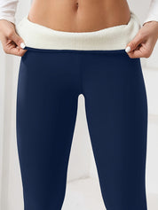MEGAN | Premium Activewear Outdoor Fleece Leggings für Damen