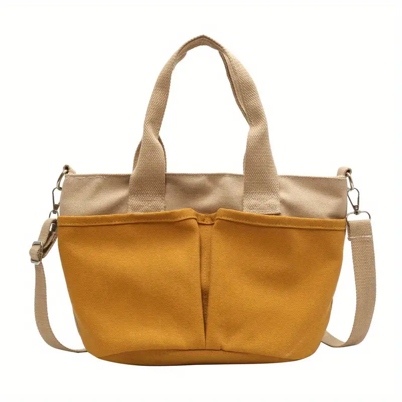 Isabel | Stilvolle Canvas Tote-Schultertasche