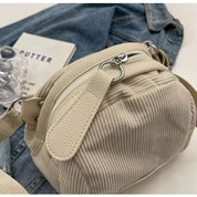 Eva | Einfache Corduroy Schultertasche
