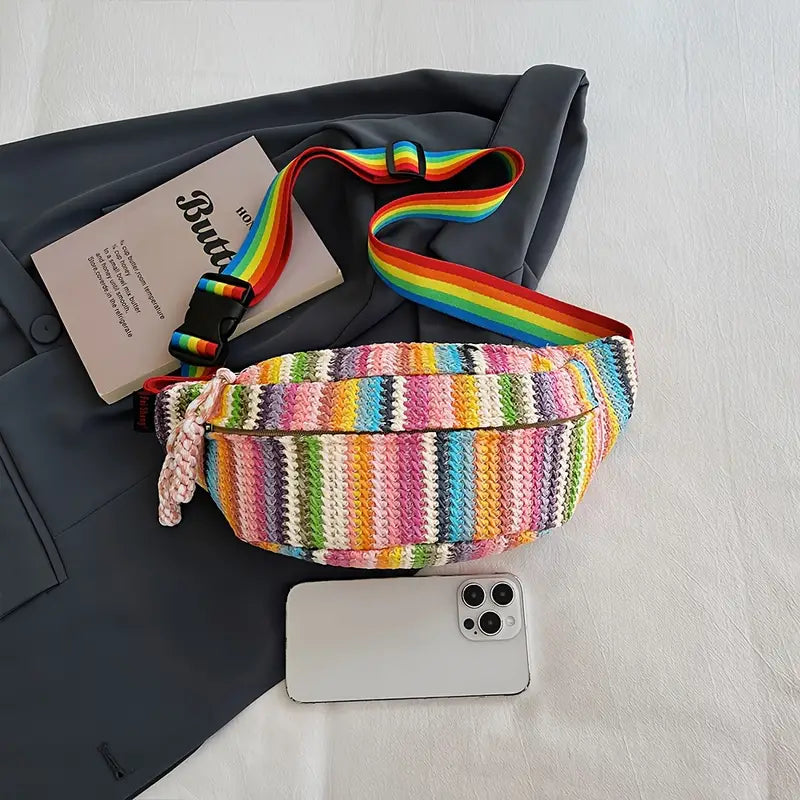 Lena | Lässige Strick Hüfttasche Crossbody