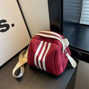 Lotte | Gestreifte Oxford Schultertasche