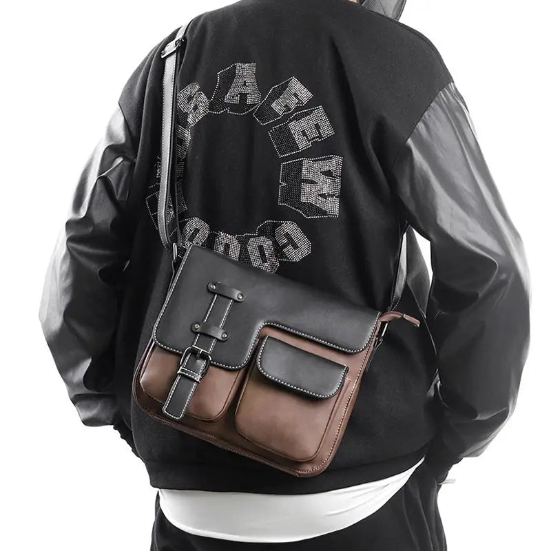 Lucas | Luxe PU Leder Crossbody Umhängetasche