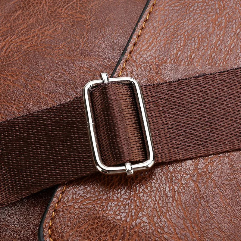 Lars | Minimalistische große Leder-Schultertasche