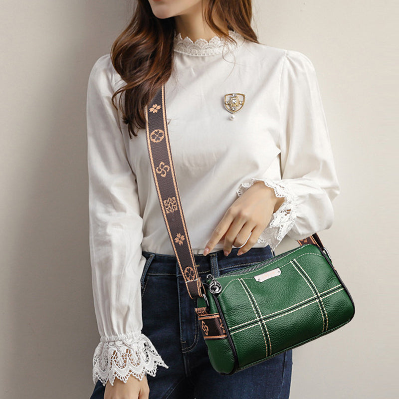 Sophie | Kompakte Triple-Zip Crossbody Tasche