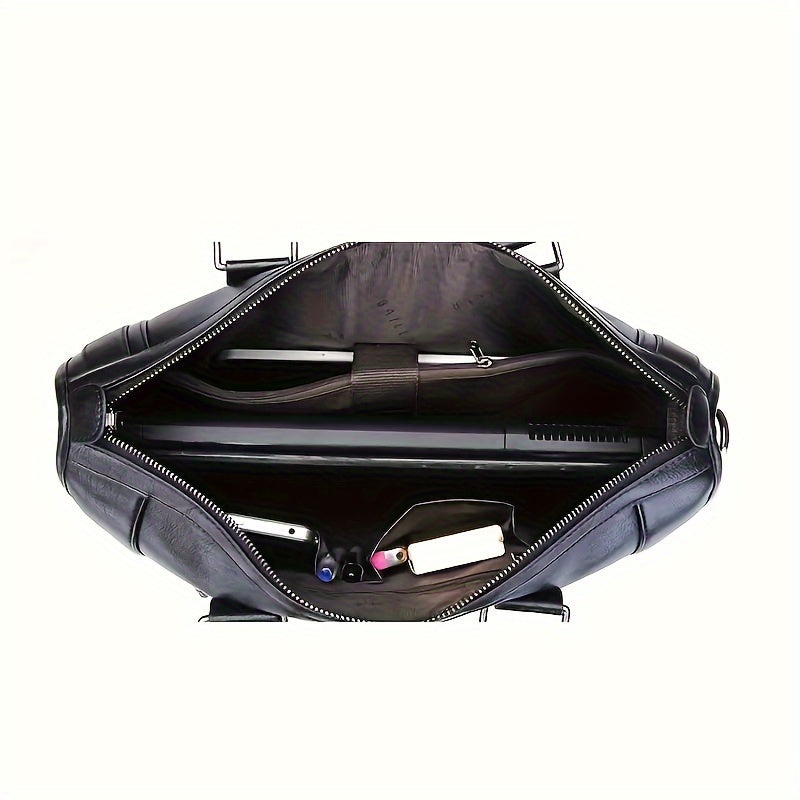 Milan | Leder Crossbody Laptop Reis Messenger Tasche