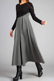 Joselyn |  Elegantes Maxikleid mit Langarm für Stilvolle Anlässe