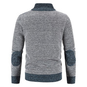 Thomas | Wollweste mit Reißverschluss und Pullover für zusätzliche Wärme