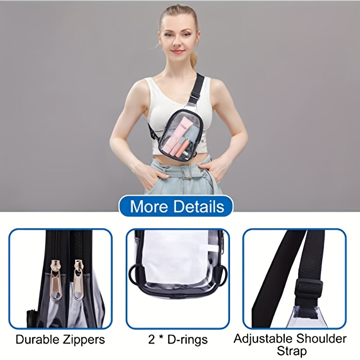 Zara | Klare Mini Umhängetasche