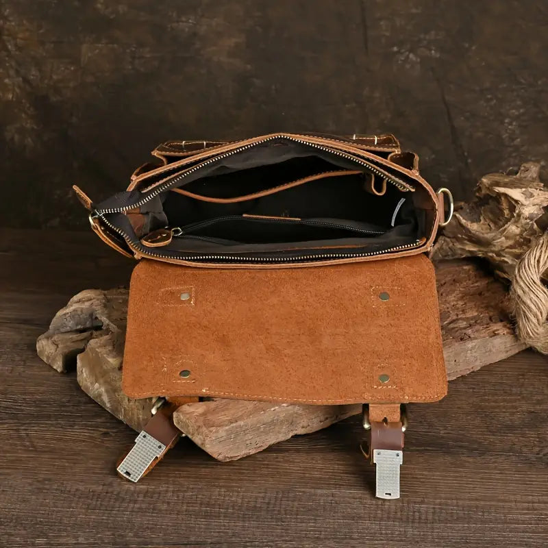 Oliver | Herren Casual Leder Crossbody Umhängetasche