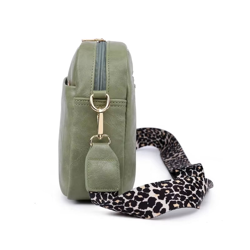 Sophie | Drei-teilige Reißverschluss Damen Schultertasche