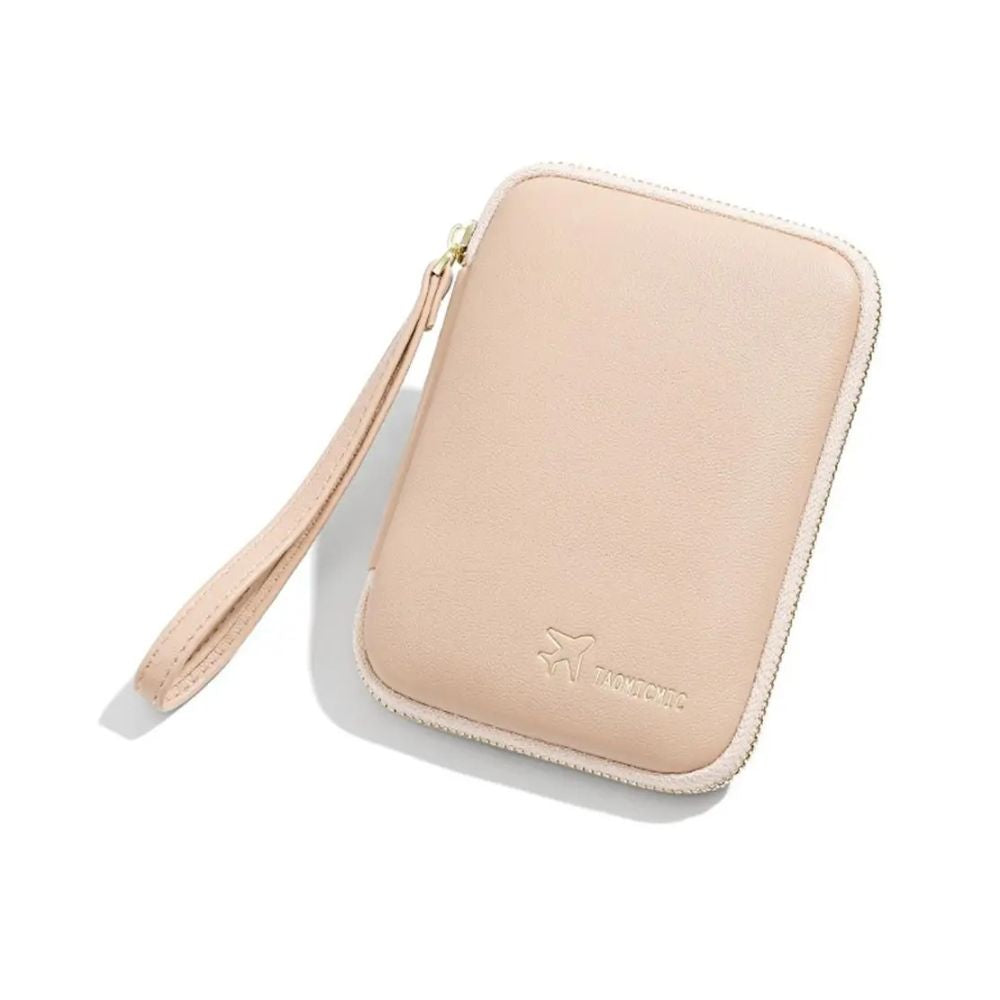 Robin | Eleganter PU-Leder Reisepasshalter Geldbörse