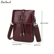 Sophie | Stilvolle Kompakte Leder-Schultertasche