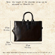 Ethan | Herren Leder Crossbody Reis Laptop Messenger Handtasche