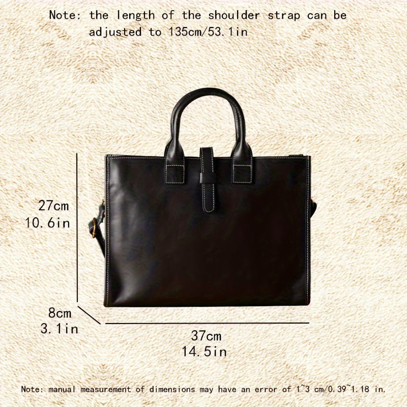 Ethan | Herren Leder Crossbody Reis Laptop Messenger Handtasche