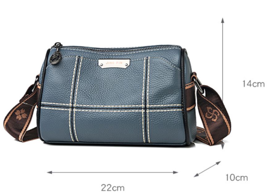 Sophie | Kompakte Triple-Zip Crossbody Tasche
