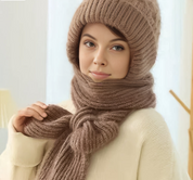 Gerta | Gemütlicher Winter-Schal und Mütze