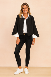 Aeria | Elegante Jacke im Cape-Stil 0