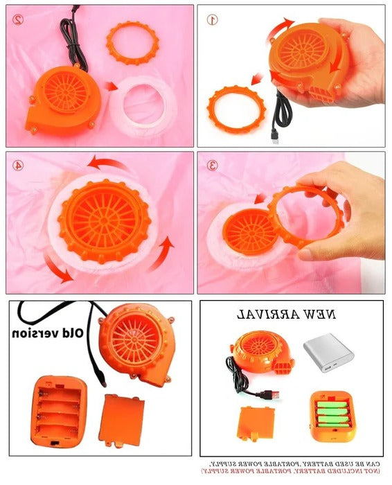 Aufblasbares T-Rex Kostüm 5