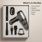 Auto -Staubsauger - leistungsstarker und kompaktes Auto Vac für schnelle Reinigung