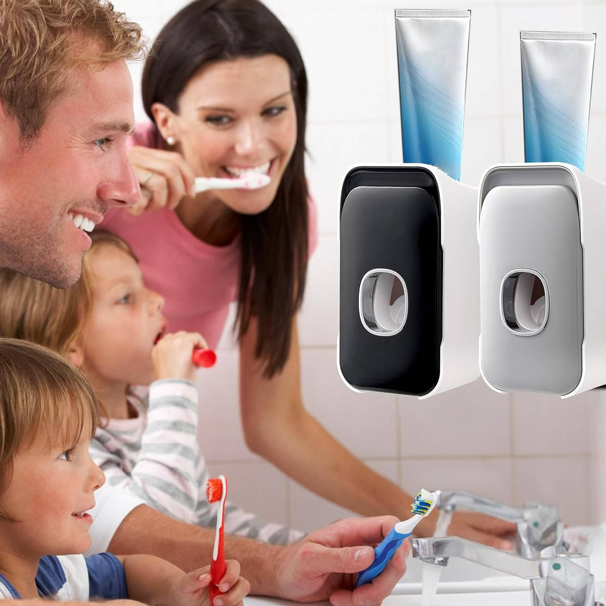 Automatischer Zahnpastaspender zur Wandmontage 1