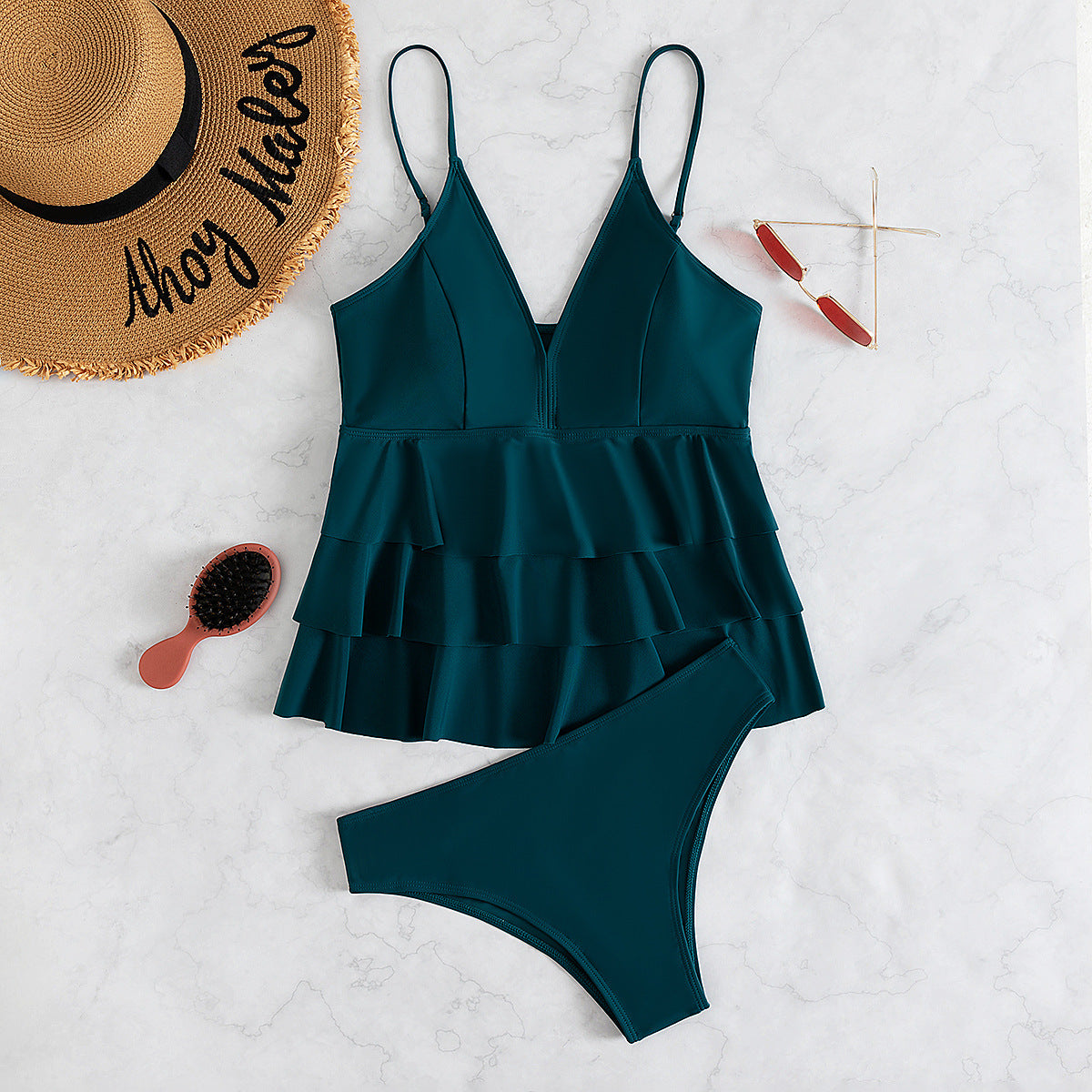 Avani - Eleganter Faltenbadeanzug für Damen mit perfekter Passform 0